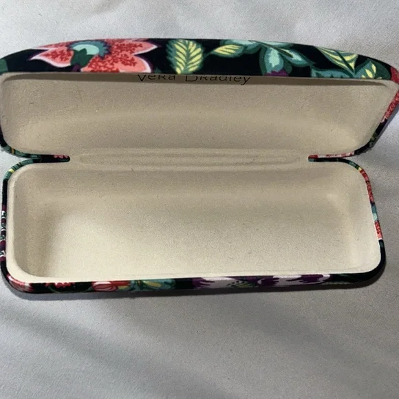 Vera Bradley Black With Floral Eye Glass Case - Picture 8 of 8